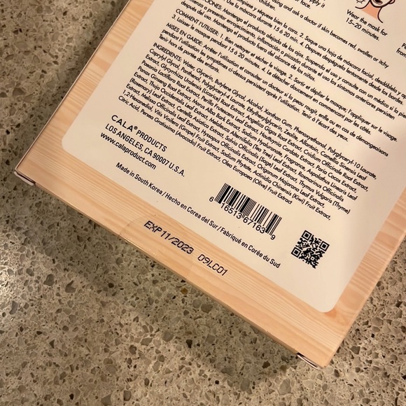 CALA Skin Smoothie Avocado Facial Sheet Mask (5pk) - Picture 3 of 4